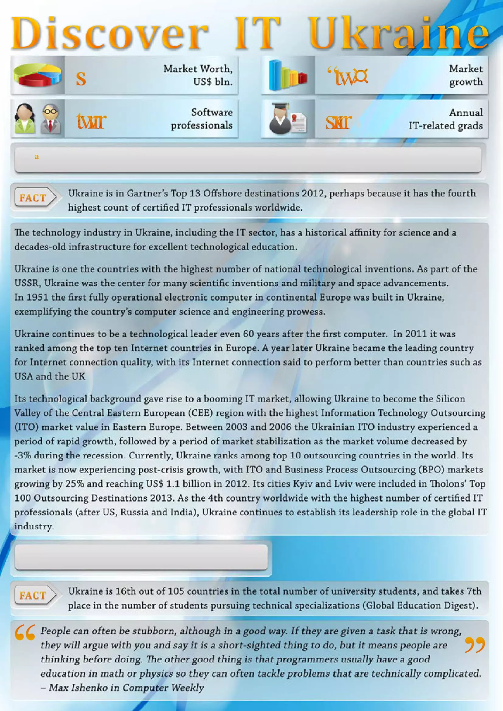 Discover IT Ukraine White Papers and eBooks, 40 Discover IT Ukraine White Papers and eBooks, 40 - intetics.com