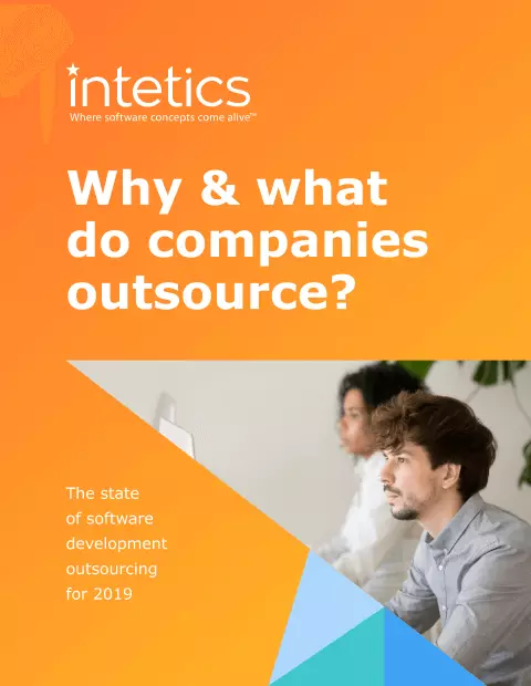 Why and What Do Companies Outsource? The State of Software Development Outsourcing for 2019 White Papers and eBooks, 11 Why and What Do Companies Outsource? The State of Software Development Outsourcing for 2019 White Papers and eBooks, 11 - intetics.com